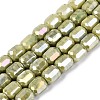 Anti-Tarnish Electroplate Glass Beads Strands EGLA-N027-03A-13-1