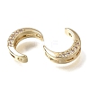 Brass Micro Pave Clear Cubic Zirconia Beads LS-CU-CBAC809-01G-2
