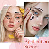 4 Sheets 4 Styles Acrylic Imitation Pearl Stickers Paper Sheets for Craft DIY-SP0002-64D-5