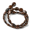 Natural Mahogany Obsidian Beads Strands G-K365-B09-02-3