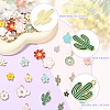 100Pcs 20 Styles Alloy Enamel Charms ENAM-YW0006-76-2