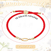 1Pc Adjustable Nylon Cord Slider Bracelets for Women BJEW-LP0001-32Q-02-2