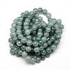 Baking Paint Crackle Glass Bead Strands DGLA-Q023-8mm-YS34-3