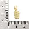 Brass Enamel Charms X-KK-C110-14B-02G-3