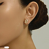 Leaf Alloy Stud Earrings ZZ8862-1