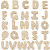 26Pcs 26 Styles Brass Micro Pave Clear Cubic Zirconia Charms KK-BBC0018-98-6