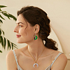 FIBLOOM 9 Sets 9 Colors Moon & Star & Cat Resin Asymmetrical Earrings EJEW-FI0002-35-6