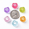 Transparent Acrylic European Beads X-MACR-S373-56B-3