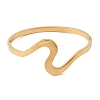 304 Stainless Steel Hinged Bangles for Women BJEW-D408-26G-2