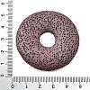 Natural Lava Rock Disc Big Pendants G-M203-M-01-4