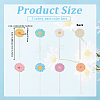 14Pcs Wooden Picks for Vase Decorations AJEW-SP0004-71A-2