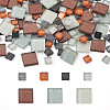 Elecrelive 272Pcs 2 Style Square Transparent Glass Cabochons GLAA-EL0001-01B-1