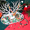 Christmas Themed Transparent Acrylic Beads MACR-SP0001-30A-4