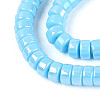 AB Color Plated Opaque Glass Beads Strands LS-GLAA-T026-3x6mm-P06-3