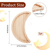 Wooden Crystal Ornament Display Tray AJEW-WH0324-32-2