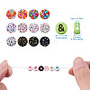 1200Pcs 12 Style Opaque Acrylic Beads MACR-PJ0001-04-3