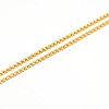 Ion Plating(IP) 304 Stainless Steel Venetian Chain Necklace MAK-G004-06G-2