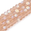 Transparent Glass Beads Strands EGLA-A044-T6mm-MB20-1