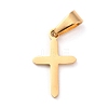 304 Stainless Steel Pendants STAS-P253-10G-1