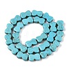 Synthetic Turquoise Beads Strands UNKW-T001-02A-2