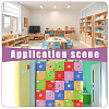 36Pcs 36 Styles Flat Round Paper Blank Label Stickers DIY-WH0308-853B-5