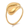 Open 304 Stainless Steel Finger Rings for Women RJEW-B070-01G-1