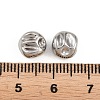 Irregular 304 Stainless Steel Beads STAS-D394-03K-P-3