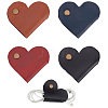 CRASPIRE 4Pcs 4 Colors PU Leather Cord Organizers AJEW-CP0005-01-1