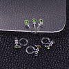 Plastic Clip-on Earring Findings X-KY-P007-M03-1