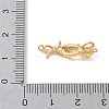 925 Sterling Silver Fold Over Clasps SE-CBAF1B0-01G-2