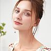 30Pcs 5 Colors 316 Stainless Steel Earring Hooks STAS-FH0001-62-5