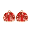 Christmas Alloy Enamel Pendants ENAM-K080-01K-G-1