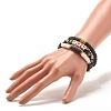 5Pcs 5 Style Polymer Clay Heishi Beaded Stretch Bracelets Set BJEW-JB07532-01-3