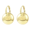 Rack Plating Brass Round Ball Hoop Earring EJEW-H117-07G-1