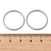 Non-Tarnish 304 Stainless Steel Plain Band Rings RJEW-I101-01D-P-3