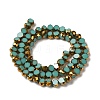 Electroplate Glass Beads Strands X-EGLA-P061-01A-09-2