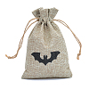 Halloween Burlap Packing Pouches LS-HAWE-PW0001-151E-1