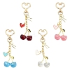 Alloy Enamel with Resin Pendant Decorations HJEW-YW00447-01-2