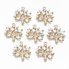 Brass Micro Pave Cubic Zirconia Pendants LS-KK-S359-020A-RS-1