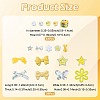 100Pcs 18 Styles Transparent & Opaque Acrylic Beads MACR-FS0002-40-4