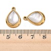 Natural Freshwater Shell Pendants STAS-G397-22G-01-3