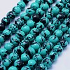 Synthetic Turquoise Beads Strands X-G-F531-8mm-J01-1