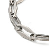 304 Stainless Steel Cable Chains Bracelets for Men & Women BJEW-D042-04P-2