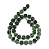 Natural Ruby in Zoisite Beads Strands G-I376-A53-01-2