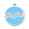 Twelve Constellations 304 Stainless Steel Enamel Pendants SA-CBAAE04-01P-01-1