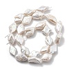 Natural Baroque Keshi Pearl Beads Strands PEAR-P064-12A-01A-3