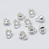 925 Sterling Silver Bead Tips Knot Covers STER-K171-48S-03-2