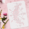 Plastic Drawing Painting Stencils Templates DIY-WH0396-227-3