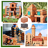 Olycraft 2 Colors Polymer Clay Mini Wall Bricks AJEW-OC0005-03B-6