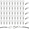   50Pcs Sterling Silver Cord Ends STER-PH0001-51-1